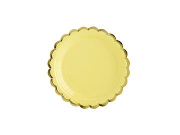 Party Talerzyki jasno żółte 18 cm 6s.jpg